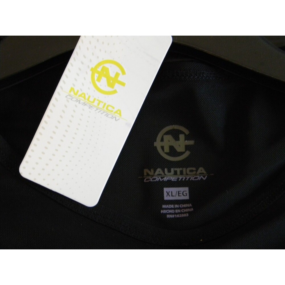 Nautica Competition Black Mesh Top Cropped Cover Up XL NWOT - Picture 4 of 4
